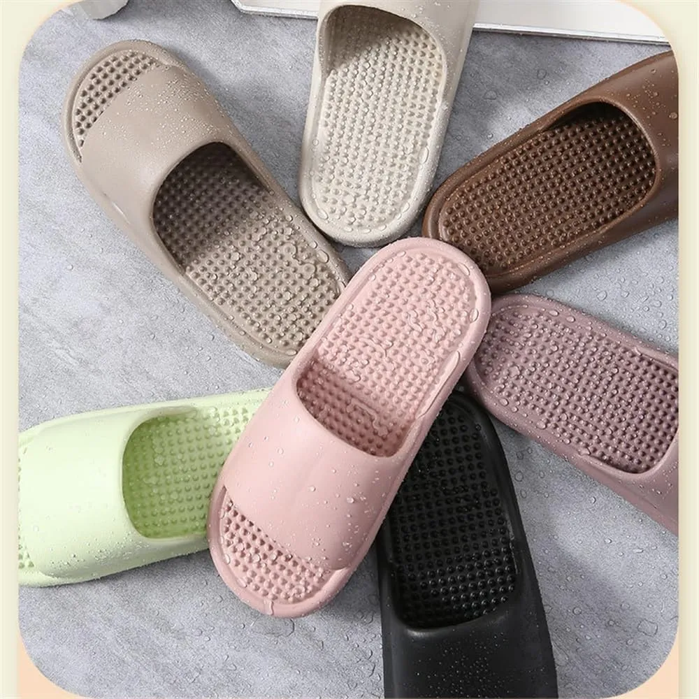 1 Pair Household Slippers Acupressure Foot Massager Shoes Women Men Reflexology & Acupressure Massage Sandals Non-Slip Home Shower Shoes Pain Relief and Tension(Color:Mocha,Size:8.5/9)