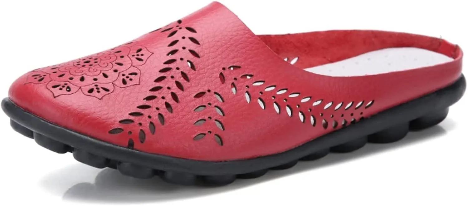 2024 Women's Hollowed Out Casual Fashion Flat Mules