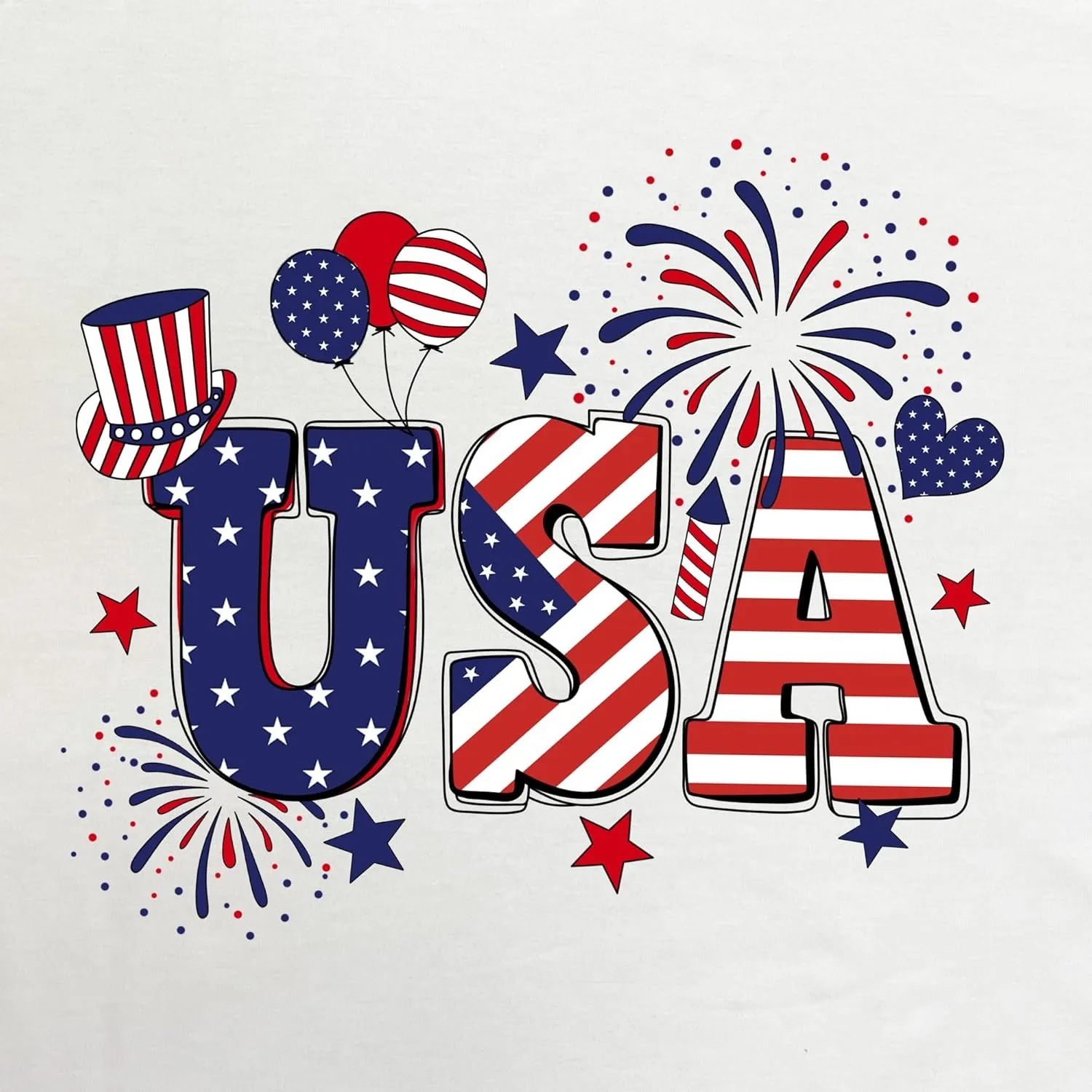 4th of July Shirts Women Plus Size:USA Color-Blocking Short-Sleeve American Flag Crew Neck Graphic T-Shirt
