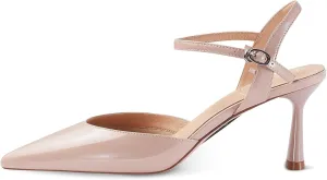 7or9 Slingbacks High Heels for Women Comfortable Air-Touch Foam Pointed-Toe Kitten Heels Casual Dressy Bridal Pumps Women Sandals