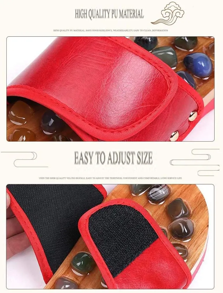 Acupressure Foot Massage Shoes | Pebble Massage Slippers | Home Men and Women Couple Summer Slippers-Level 3 Pain: Migraine