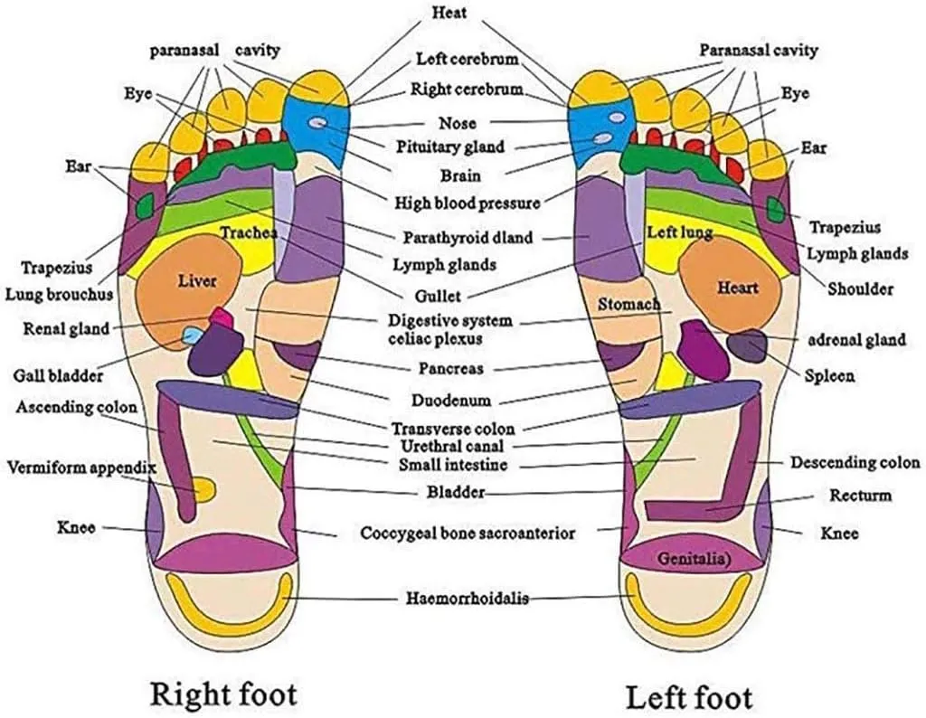 Acupressure Foot Massage Shoes | Pebble Massage Slippers | Home Men and Women Couple Summer Slippers-Level 3 Pain: Migraine