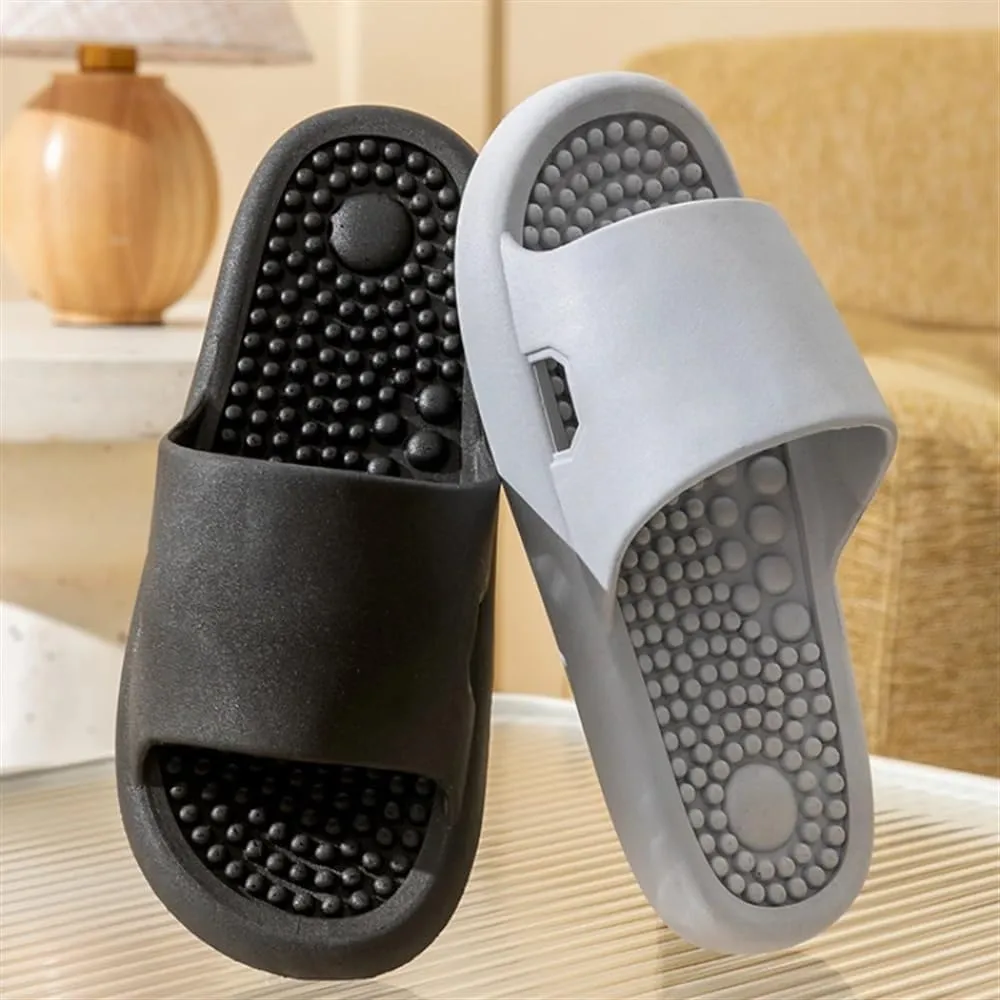 Acupressure Massage Slippers Plantar Fasciitis Pain Relief Foot Massager Reduce Feet Neuropathy Pain Relief and Tension Gift for Men Women(Color:Purple,Size:7.5/8)