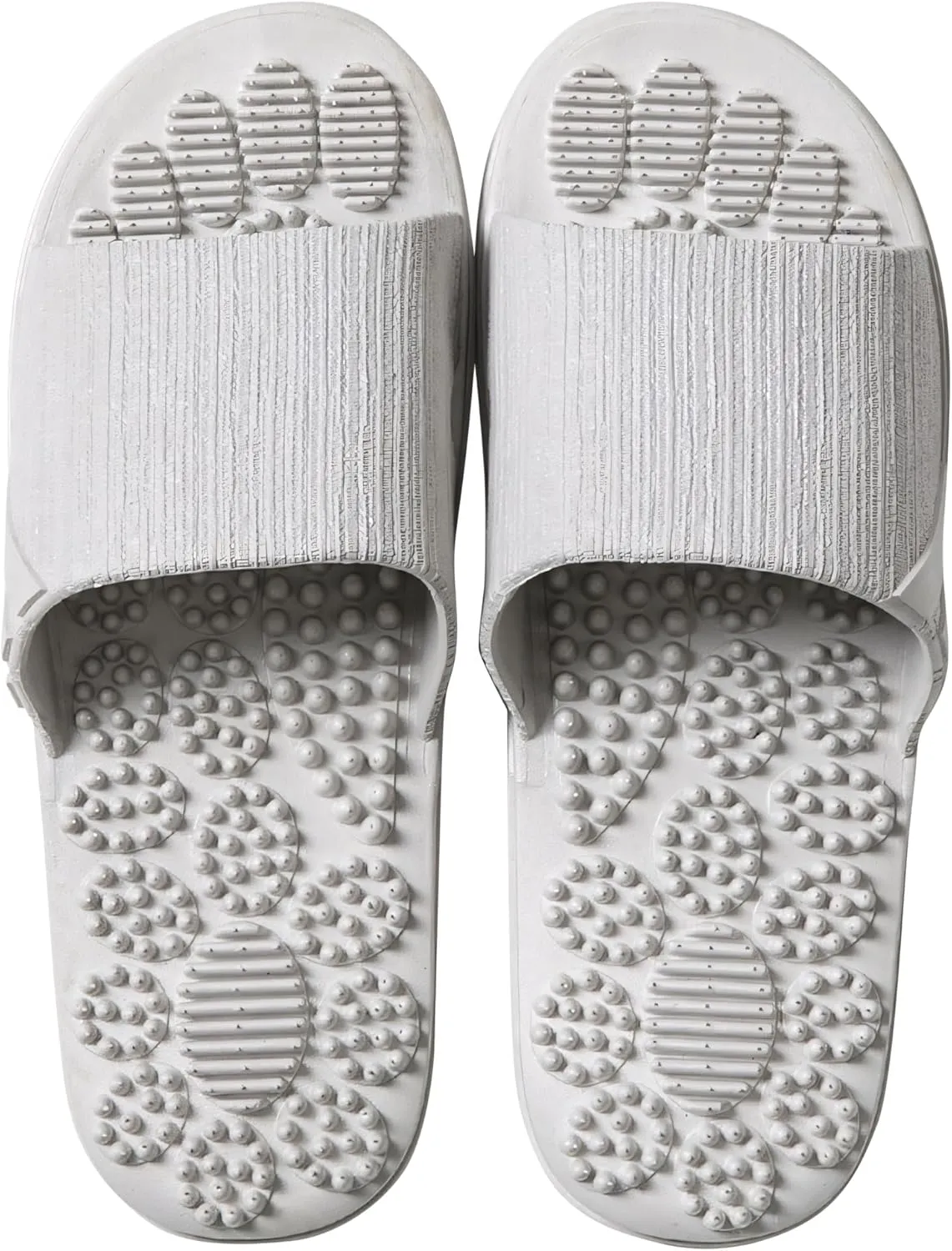 Acupressure Reflexology Slippers for Foot Acupoint Massage, Shiatsu Arch Pain Relief, Non-Slip Massage Shoes for Bath Shower