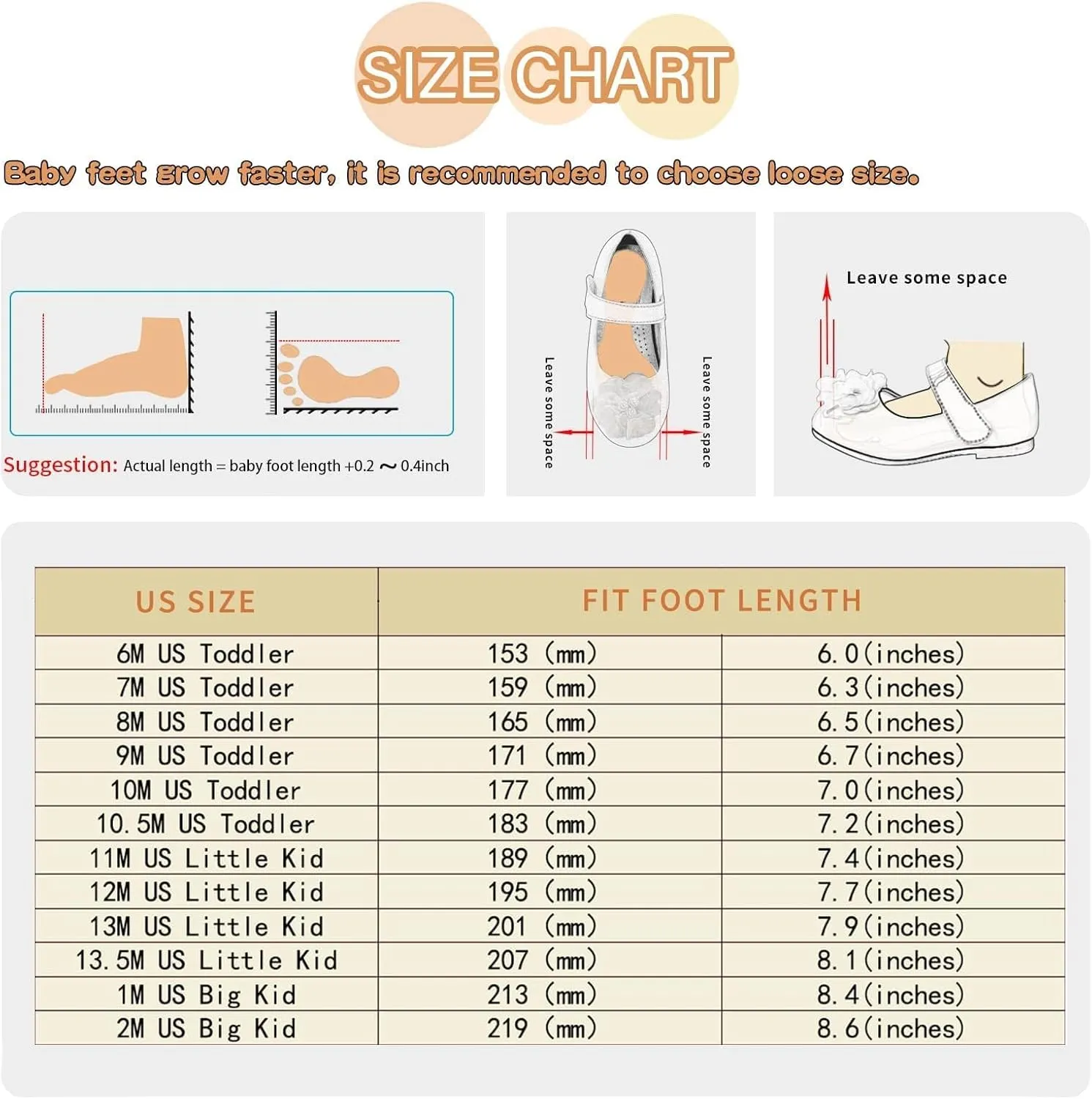 ADAMUMU Toddler Dress Shoes Flower Girl Shoes for Weeding Cute Toddler Mary Jane Shoes Lace Flore Ballet Flat for Walking, Jumping