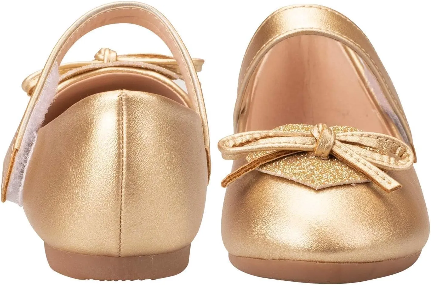 ADAMUMU Toddler Dress Shoes Flower Girl Shoes for Weeding Cute Toddler Mary Jane Shoes Lace Flore Ballet Flat for Walking, Jumping