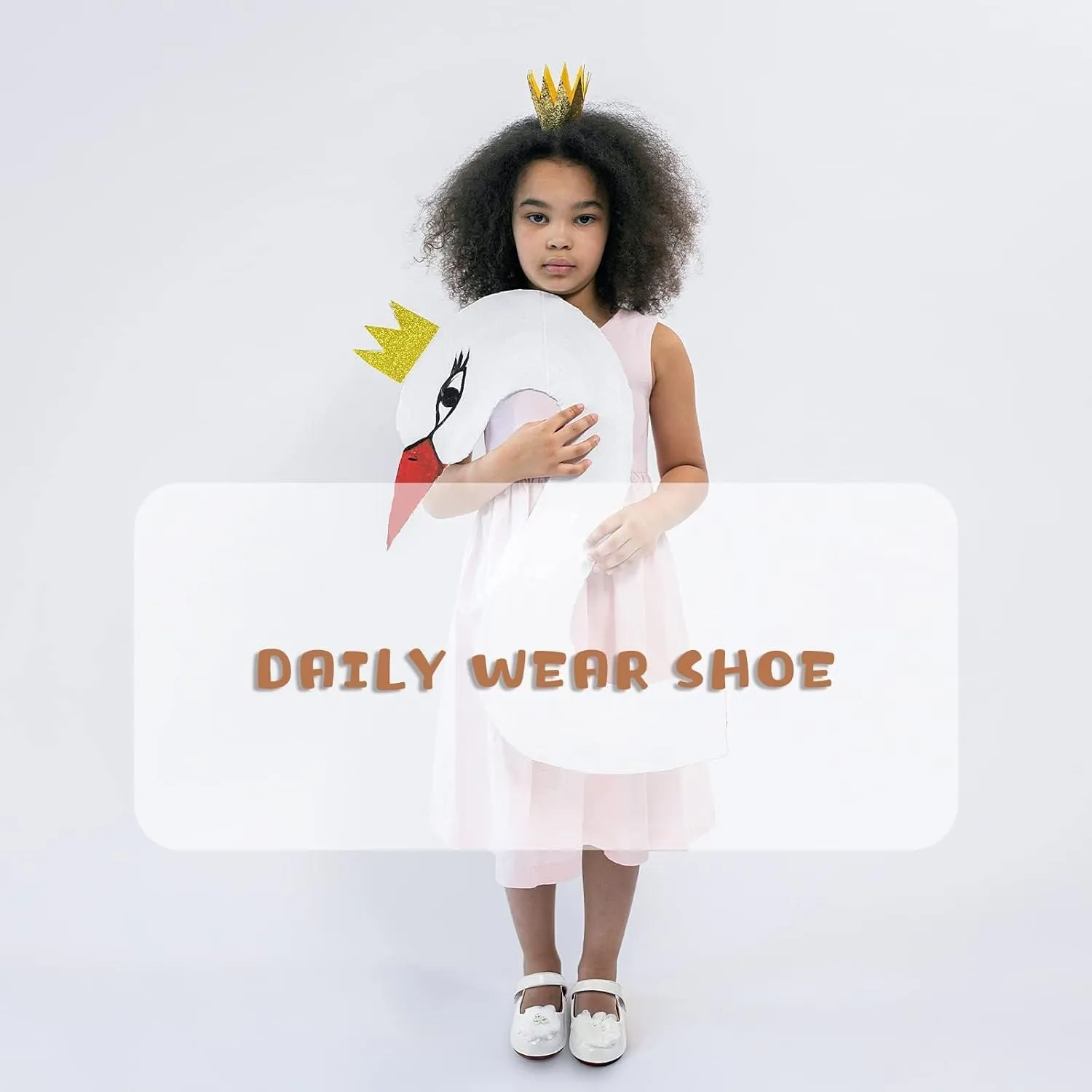 ADAMUMU Toddler Dress Shoes Flower Girl Shoes for Weeding Cute Toddler Mary Jane Shoes Lace Flore Ballet Flat for Walking, Jumping