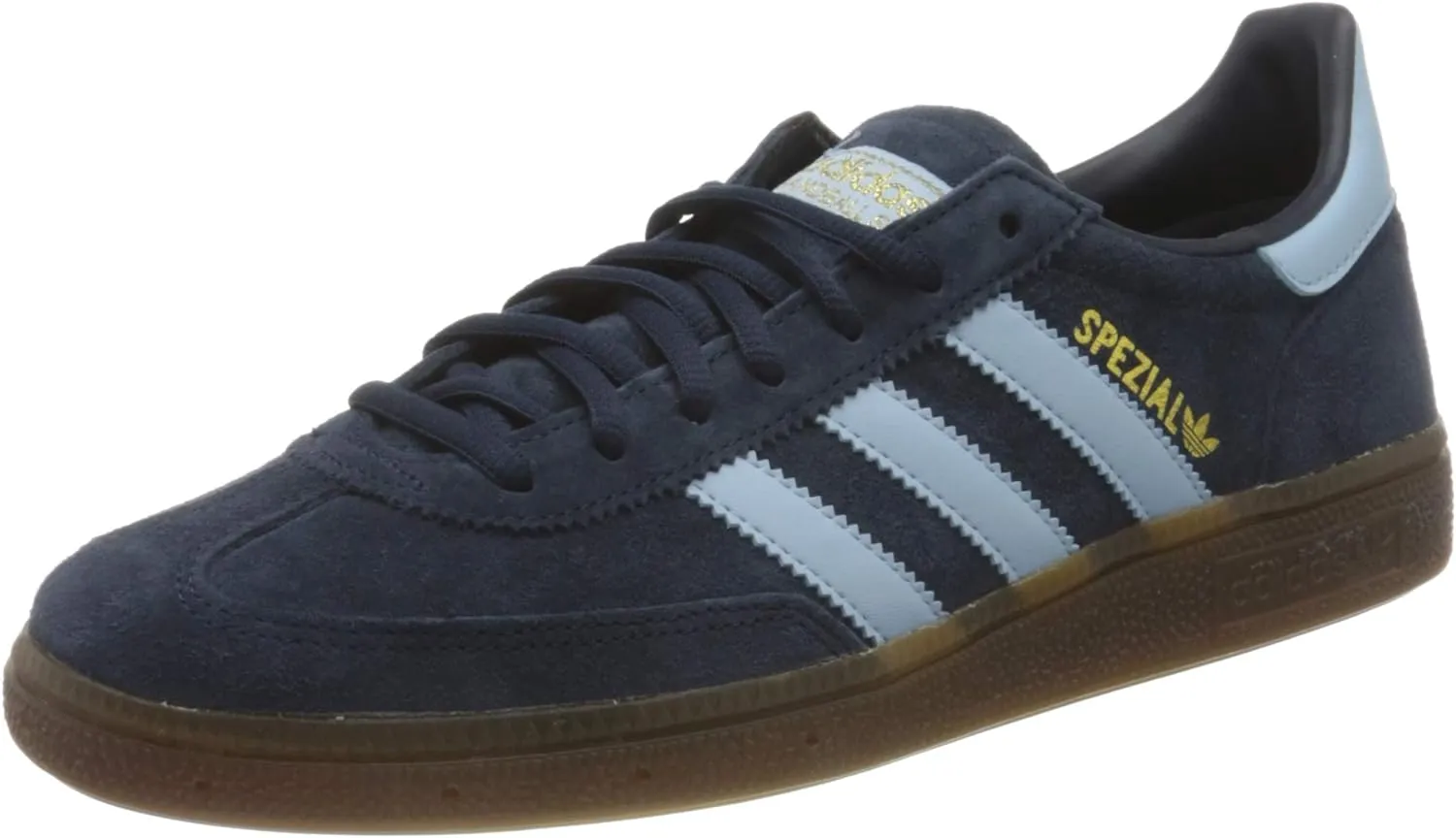adidas Men's Gymnastics Shoes Sneakers, Collegiate Navy Clear Sky Gum, 9
