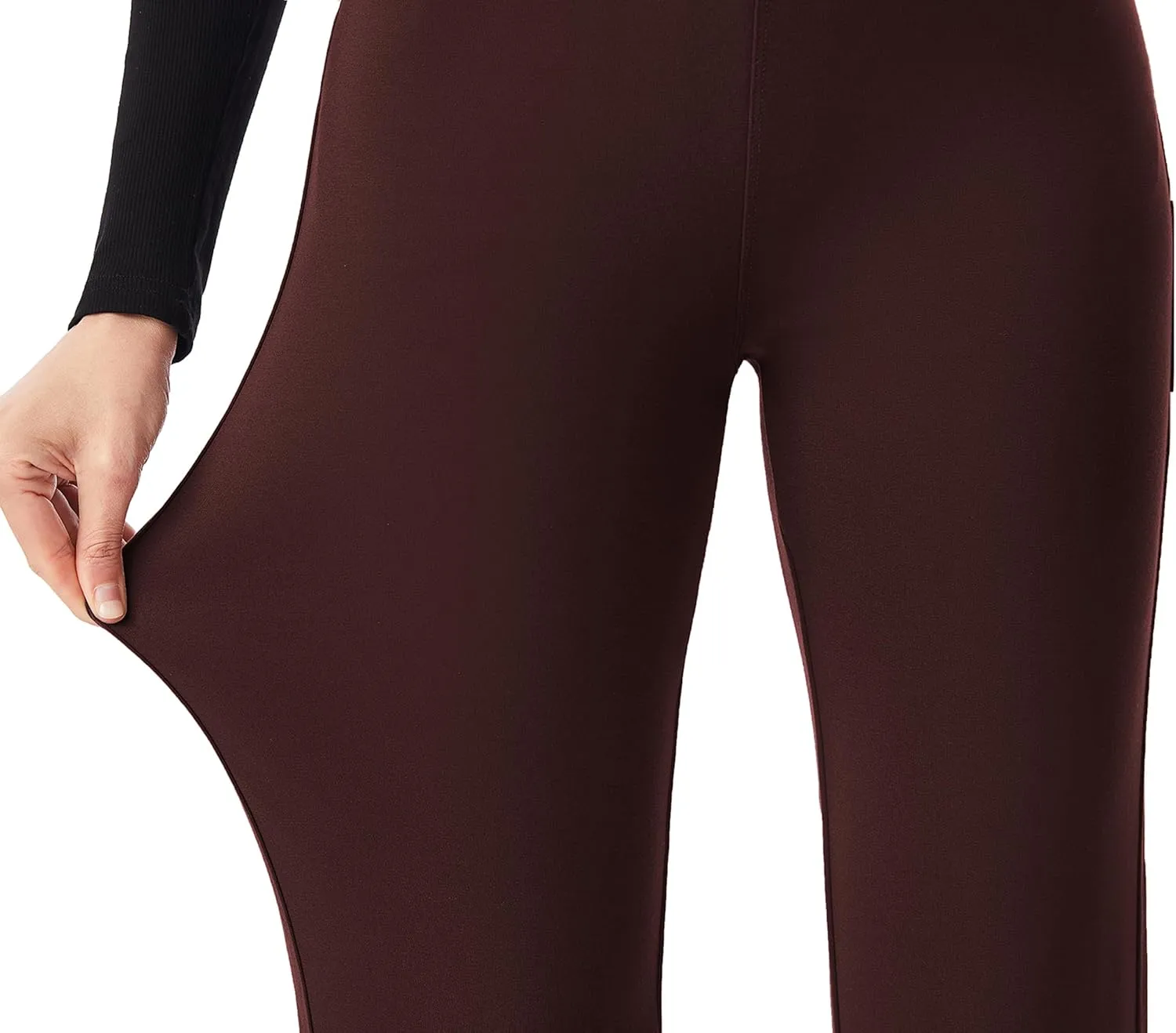 AFITNE Women's Dress Pants 2025 Stretchy Straight Leg Yoga Work Slacks with Pockets Business Casual Pants Petite/Regular/Tall