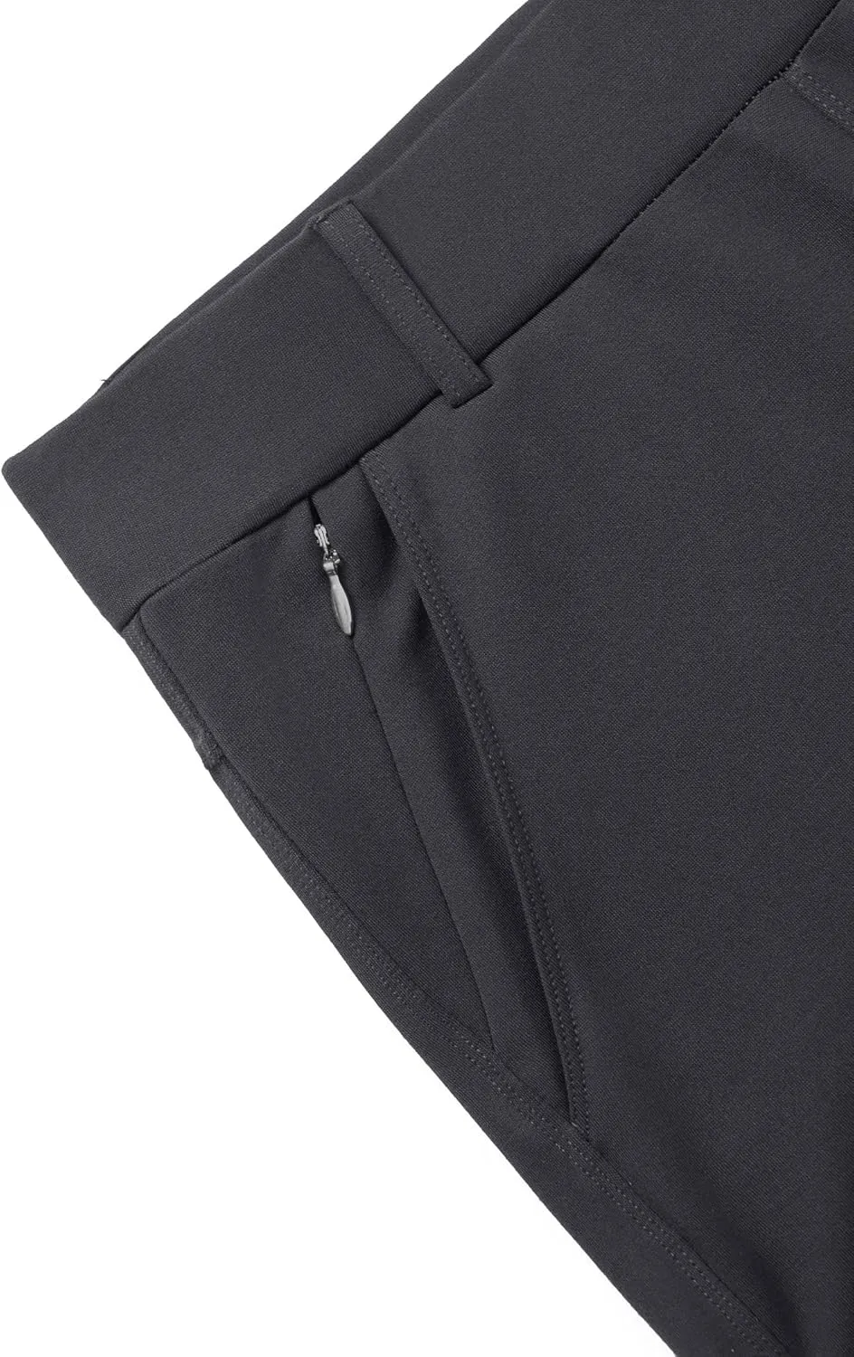 AFITNE Women's Dress Pants 2025 Stretchy Straight Leg Yoga Work Slacks with Pockets Business Casual Pants Petite/Regular/Tall