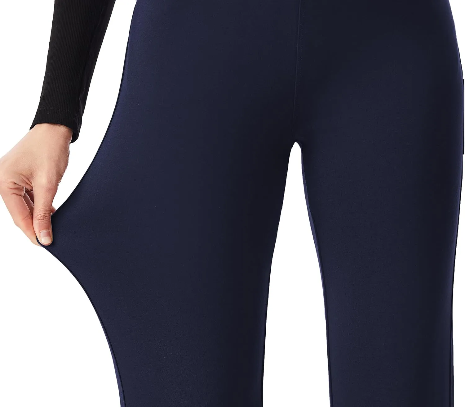 AFITNE Women's Dress Pants 2025 Stretchy Straight Leg Yoga Work Slacks with Pockets Business Casual Pants Petite/Regular/Tall