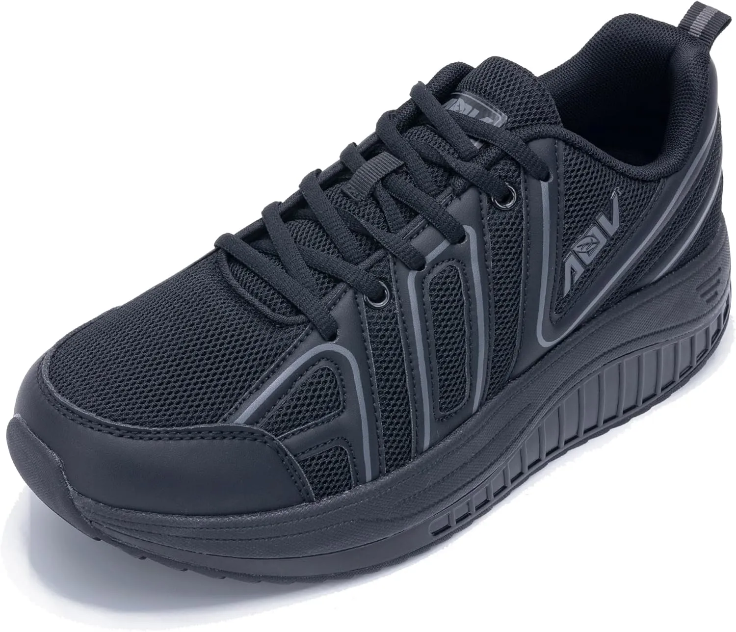 AOV Men's Walking Shoes Arch Support Plantar Fasciitis Sneakers Orthotic Fashion Tennis Sneakers for Gym Workout