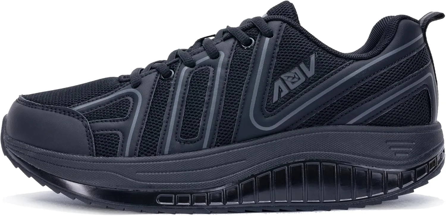 AOV Men's Walking Shoes Arch Support Plantar Fasciitis Sneakers Orthotic Fashion Tennis Sneakers for Gym Workout