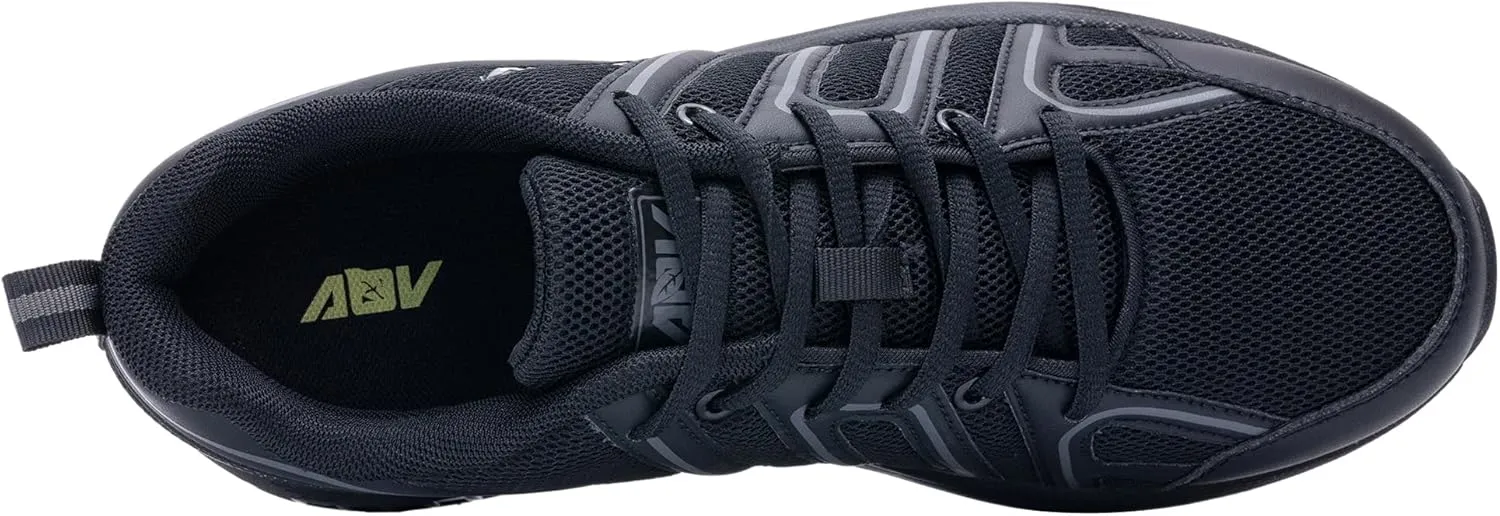 AOV Men's Walking Shoes Arch Support Plantar Fasciitis Sneakers Orthotic Fashion Tennis Sneakers for Gym Workout