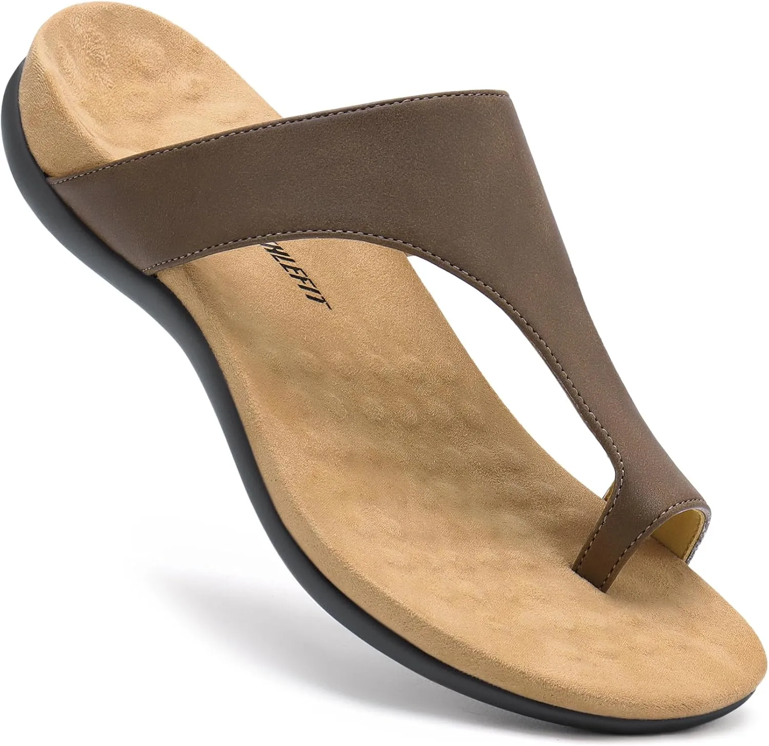 Athlefit Orthopedic Sandals for Women Arch Support Flip Flops Comfortable Walking Orthotic Thong Sandals