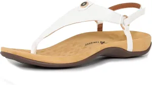 Athlefit Women's Comfortable Orthopedic Sandals Thong Dressy T-Strap Orthotic Casual Summer Arch Support Sandals