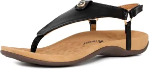 Athlefit Women's Comfortable Orthopedic Sandals Thong Dressy T-Strap Orthotic Casual Summer Arch Support Sandals