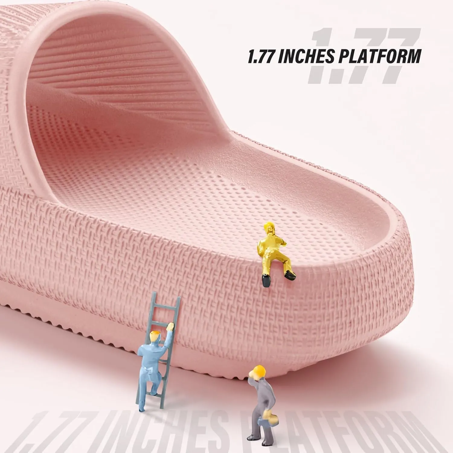 ATHMILE Cloud Slippers for Women Pillow Slides for Men Shower Shoes Thick Sole House Shoes for Bathroom Indoor Outdoor Summer Pool Swim Vacation Beach Essentials