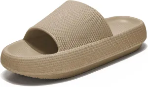 ATHMILE Cloud Slippers for Women Pillow Slides for Men Shower Shoes Thick Sole House Shoes for Bathroom Indoor Outdoor Summer Pool Swim Vacation Beach Essentials