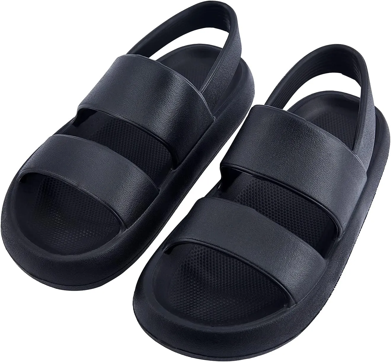 AUSLAND Women's Waterproof Sandals with Cloud Platform Sole Non-Slip Hiking & Sport Sandals w/Back Strap Water Shoes for Women Outdoor Summer 90121