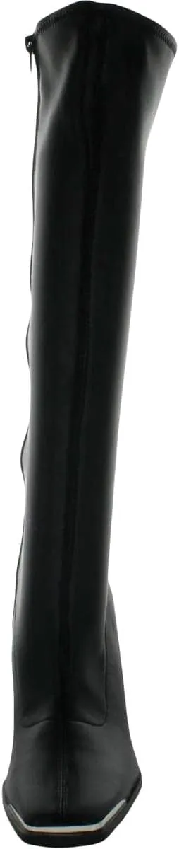 Bar III Womens Haydin Dressy Square Heel Knee-High Boots