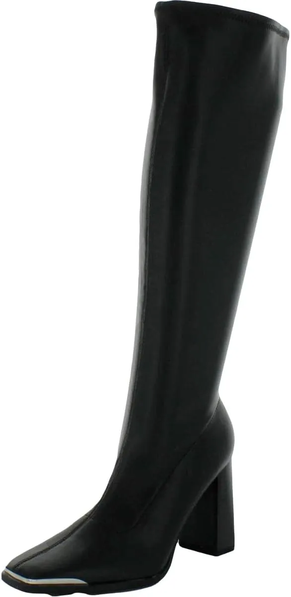 Bar III Womens Haydin Dressy Square Heel Knee-High Boots