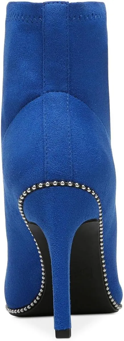 Bar III Womens Melanay Studded Stretch Ankle Boots