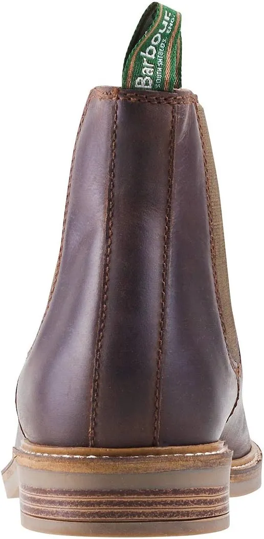 Barbour Men's Farsley Leather Chelsea Boots, Choco