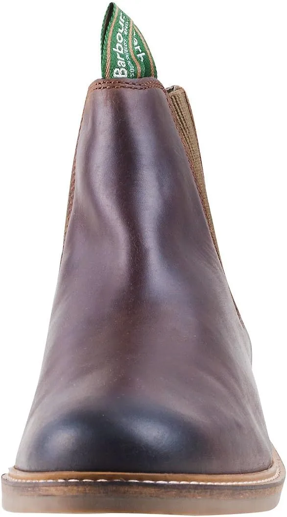 Barbour Men's Farsley Leather Chelsea Boots, Choco