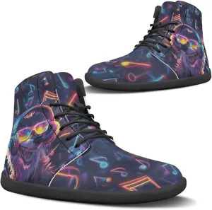 Barefoot Shoes for Women Comfortable High Top Anti-Skid Wide Toe Box Tennis Shoes Waterproof Zero Drop Minimalist Sport Hiking Sneakers for Women US 6-13.5
