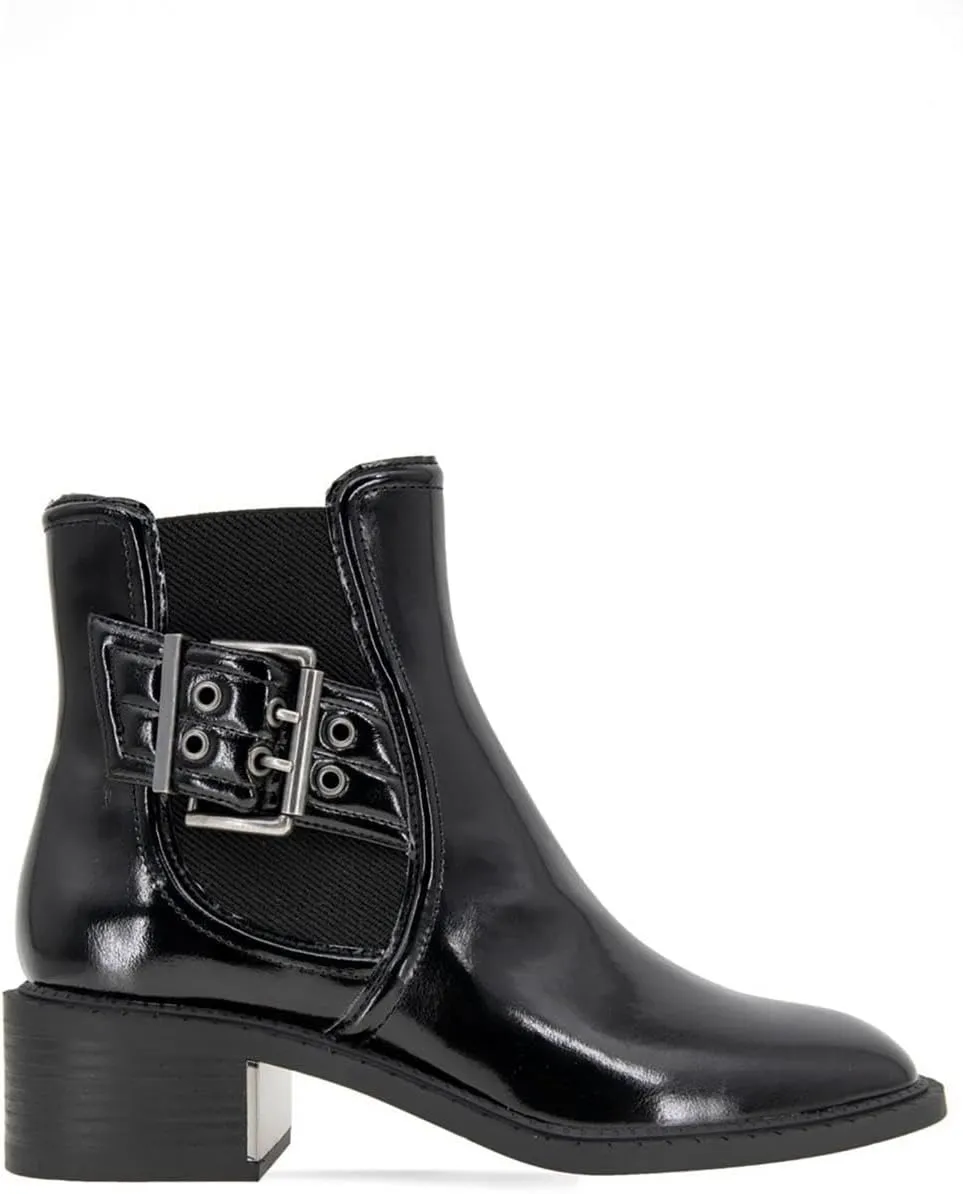 BCBGeneration Womens Buckle Motorcycle Boots