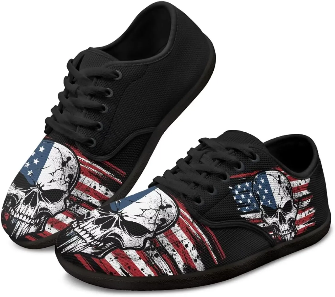 Binienty Unisex Women Men Wide Toe Barefoot Sneakers Lightweight Walking Daily Lace Up Waling Shoes