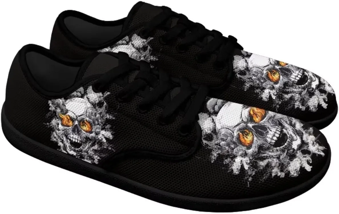 Binienty Unisex Women Men Wide Toe Barefoot Sneakers Lightweight Walking Daily Lace Up Waling Shoes