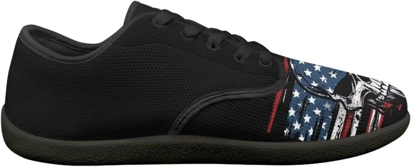 Binienty Unisex Women Men Wide Toe Barefoot Sneakers Lightweight Walking Daily Lace Up Waling Shoes