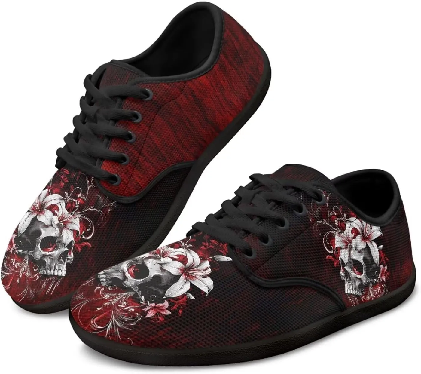 Binienty Unisex Women Men Wide Toe Barefoot Sneakers Lightweight Walking Daily Lace Up Waling Shoes