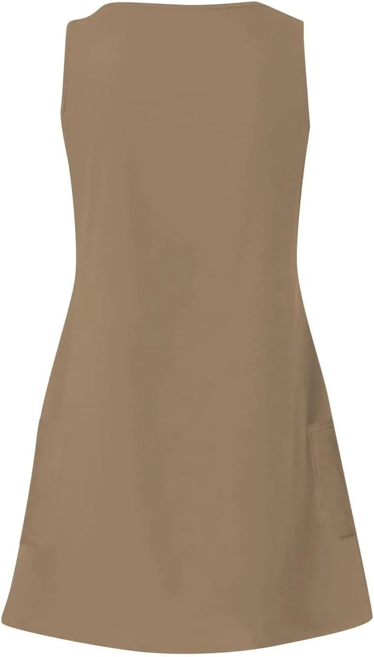 Boho Summer Dresses for Women 2024 Casual Loose Sleeveless Tunic Tank Dress Beach Coverup Sundresses Vacation Outfits