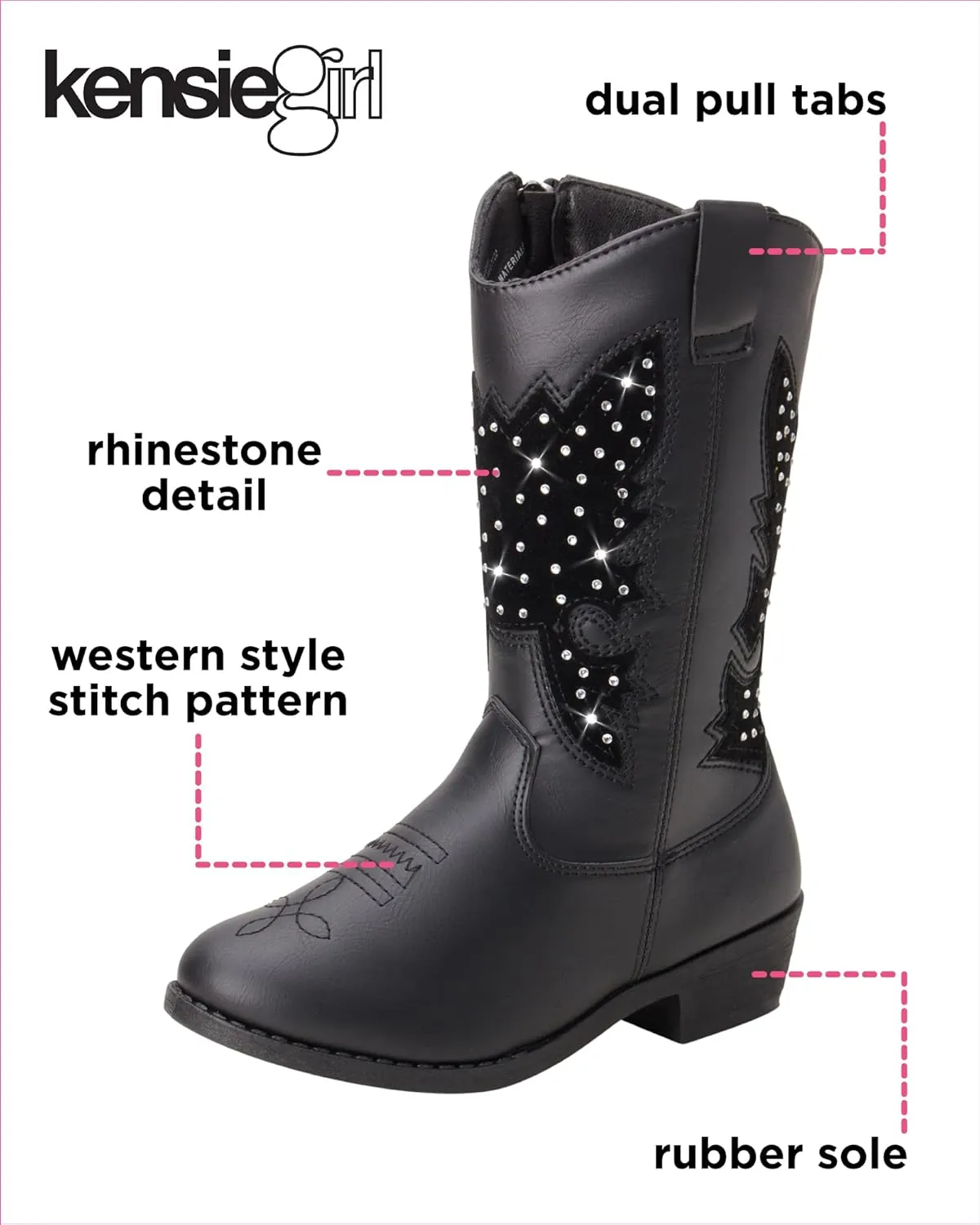 Boots - Girls' Western Cowboy Boots (Toddler/Girl)