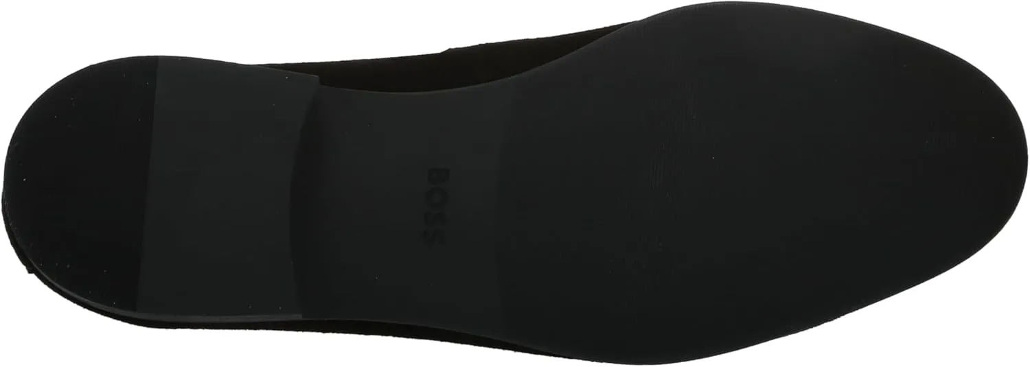 BOSS Men's Smooth Suede Slip on Loafers