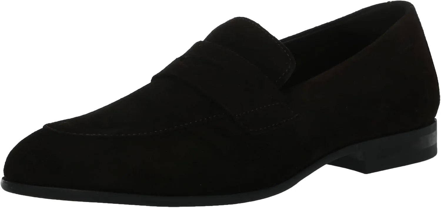 BOSS Men's Smooth Suede Slip on Loafers