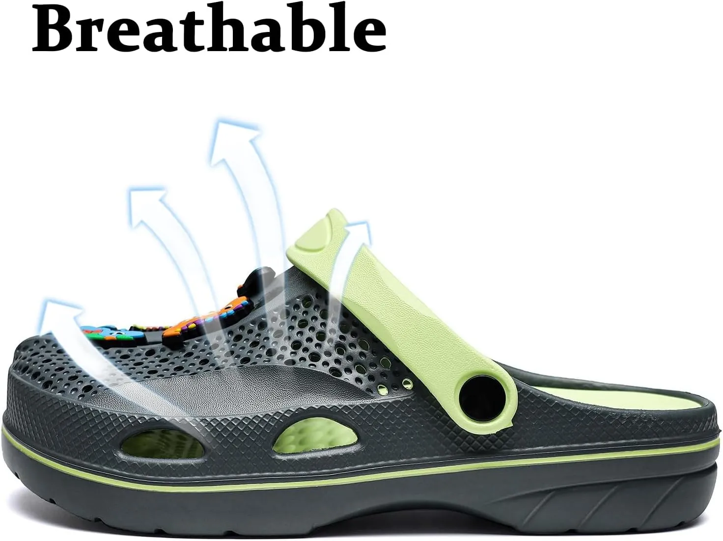 Boys and Girls Arch Support Garden Clogs Shoes Kids Slippers Indoor Outdoor Beach Sandals Removable Cushion Insole