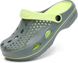 Boys and Girls Arch Support Garden Clogs Shoes Kids Slippers Indoor Outdoor Beach Sandals Removable Cushion Insole