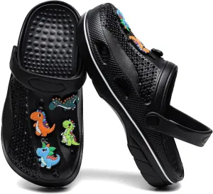 Boys and Girls Arch Support Garden Clogs Shoes Kids Slippers Indoor Outdoor Beach Sandals Removable Cushion Insole