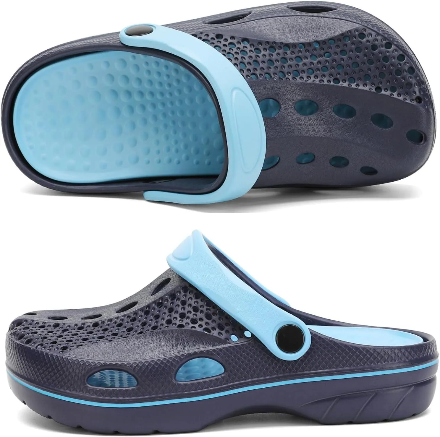 Boys and Girls Arch Support Garden Clogs Shoes Kids Slippers Indoor Outdoor Beach Sandals Removable Cushion Insole