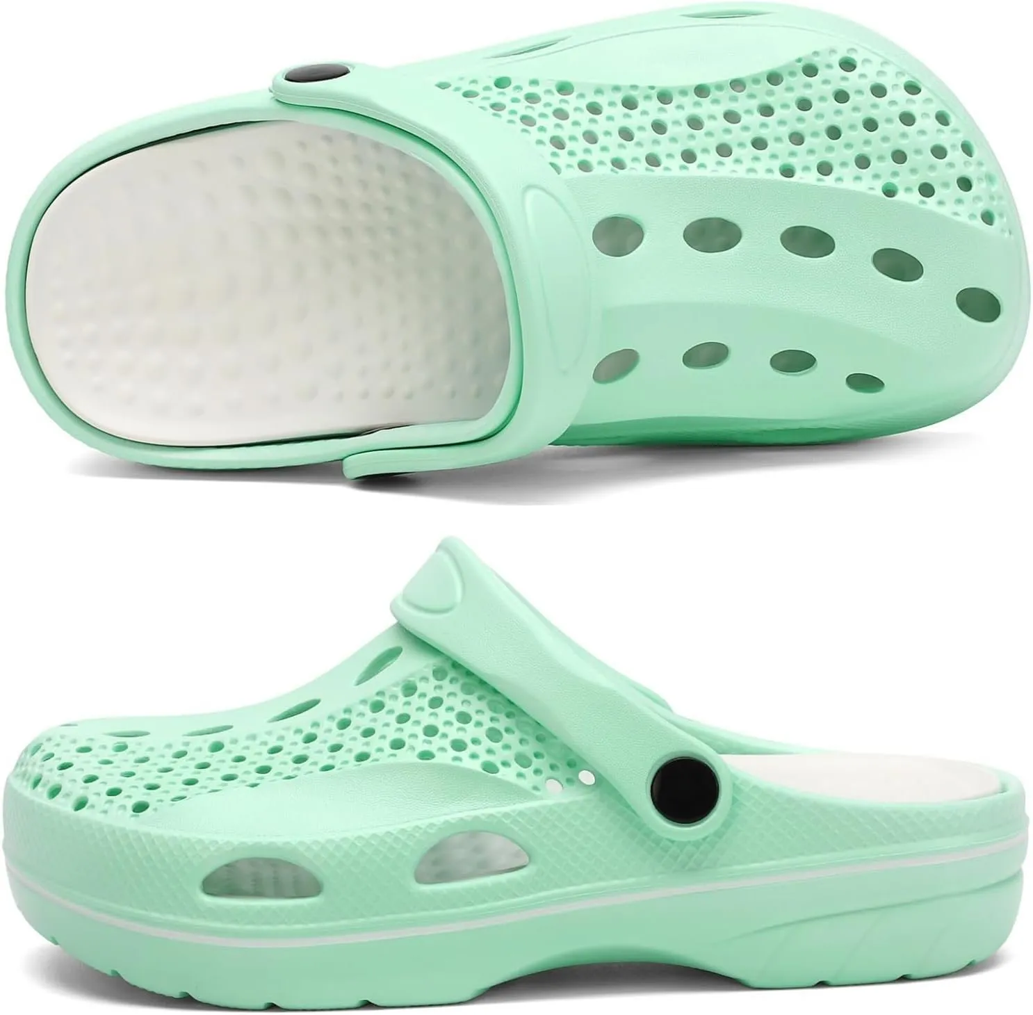 Boys and Girls Arch Support Garden Clogs Shoes Kids Slippers Indoor Outdoor Beach Sandals Removable Cushion Insole