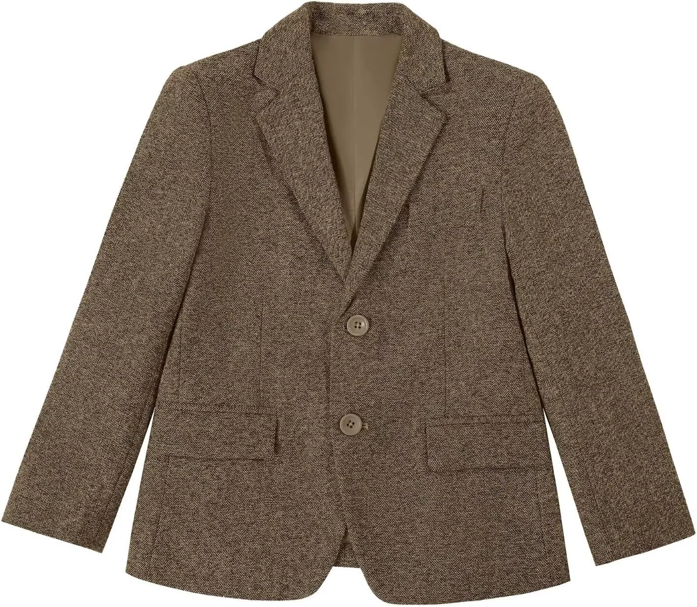 Boys Blazer Retro Herringbone Sport Coat Formal Tweed Patterned Classic Kids Jacket for Boy Wedding Casual Jacket