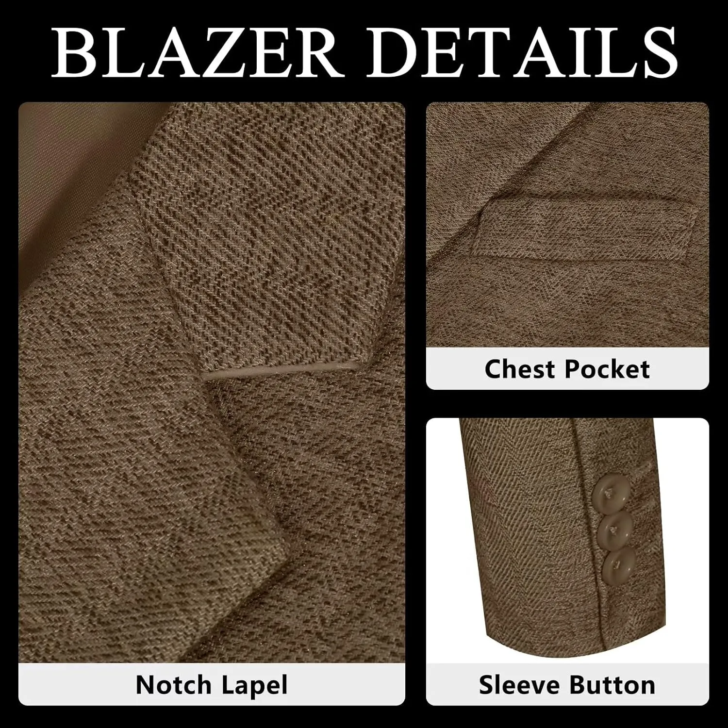 Boys Blazer Retro Herringbone Sport Coat Formal Tweed Patterned Classic Kids Jacket for Boy Wedding Casual Jacket