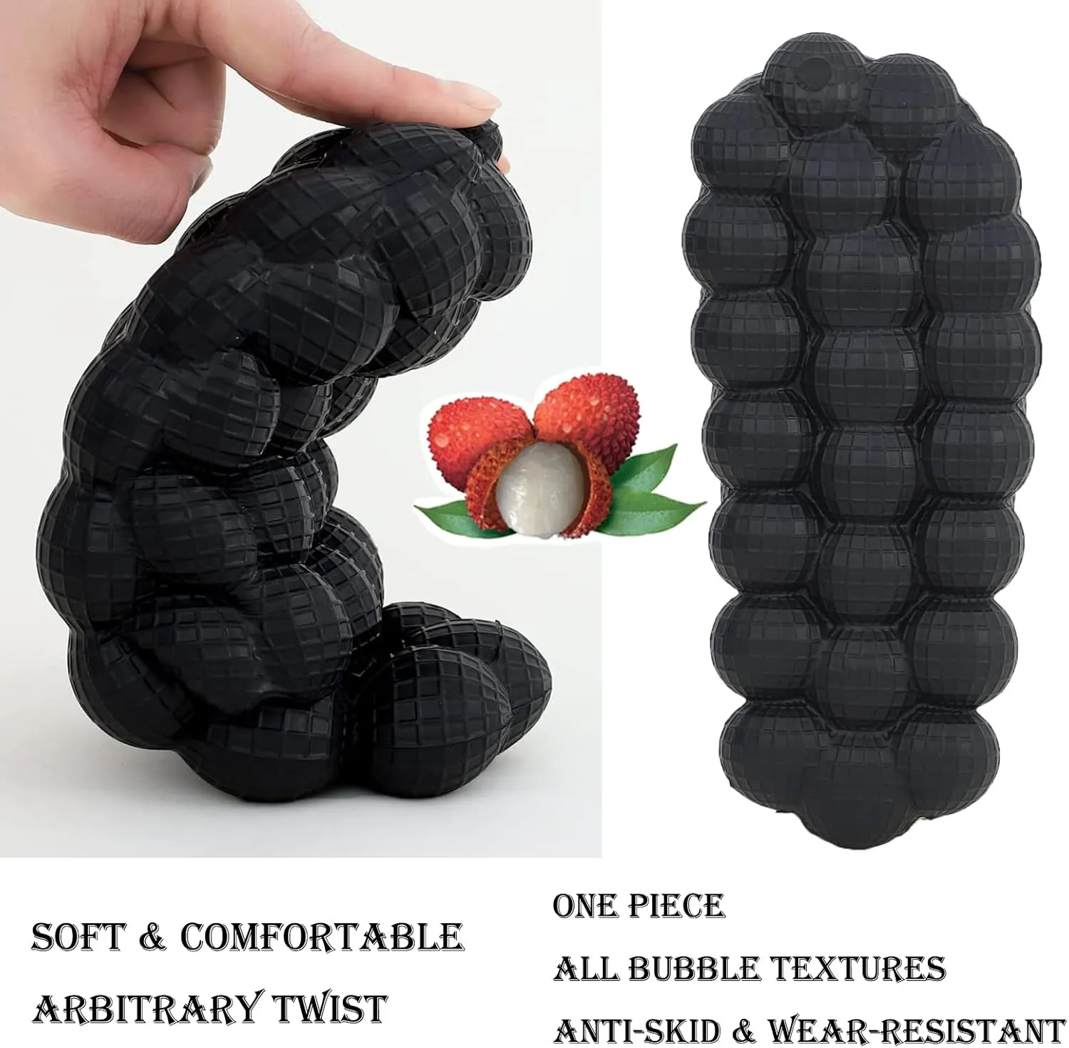 Bubble Slippers for Women Men, Funny Massage Golf Ball Slides, Cloud Cushion Thick Sole Spa, Non-slip Stress Relief Reflexology Sandals, Shower Bedroom
