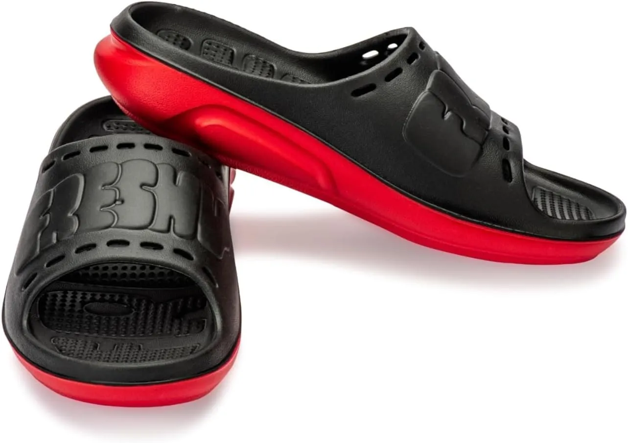 Cali Slides for Men and Women. Recovery Cloud Slides with Arch Support and Massage Beads. Athletic and Beach Sandals