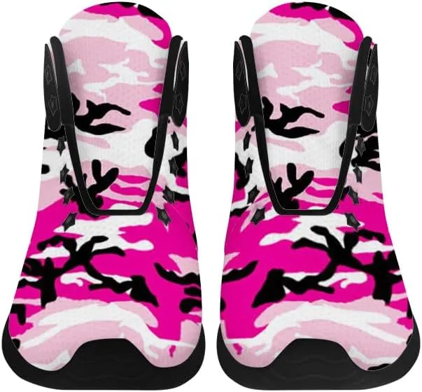 Camouflage Shoes for Men Women Camo High Top Sneakers Casual Shoes Gifts for Girlfriend Boyfriend