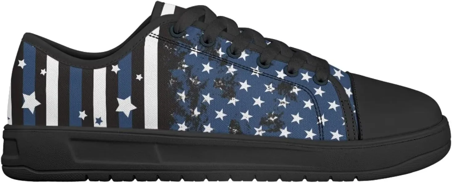 Canvas Shoes for Women Platform Sneakers Slip on Lace-up Walking Flats Outdoor Lightweight Tennis Shoe
